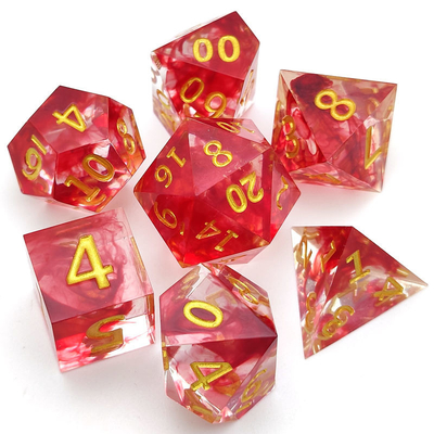 OEMの鋭角の樹脂RPGはパスファインダーのために注がれる7 PC手をさいの目に切る