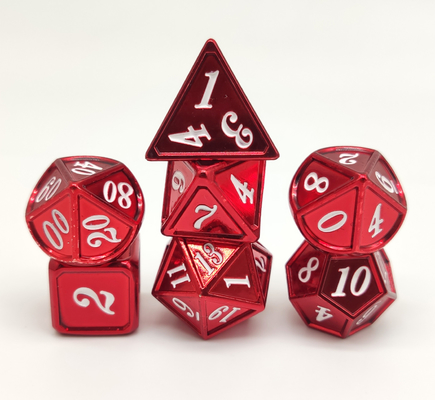 ハンドメイドの金属RPGは耐久力のある多目的実用的さいの目に切る
