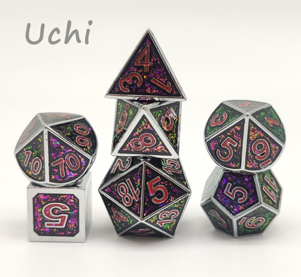 コレクションのための手動粉砕の小型RPGのダイスD6 D8 D10のライト級選手