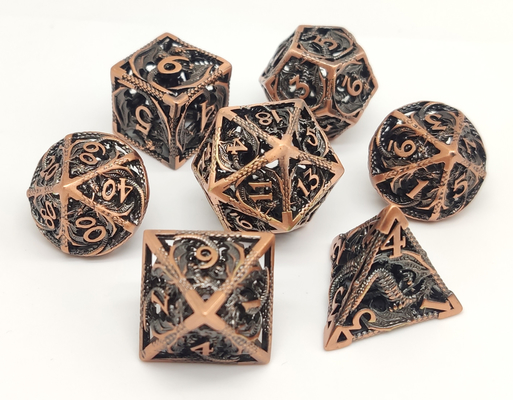 手は小型RPGのダイス セットの耐久耐久力のある贅沢を磨いた