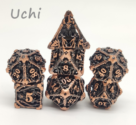 耐久力のある小型RPG実用的なPolyhedral D10 D12 D20をさいの目に切るため