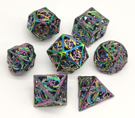 多面体の黒の金属DNDは丈夫で無毒な高温をさいの目に切る