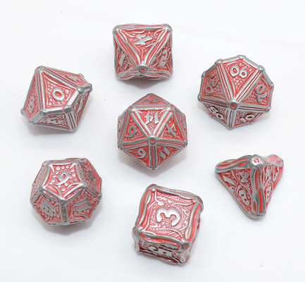 無毒なDND RPGのダイス、無臭のPolyhedral 7つのダイス セットを鋭角