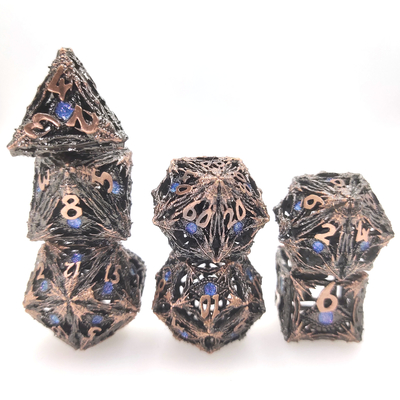 軽量の磨かれた端RPGは多目的polyhedralダイス軽量GSTをさいの目に切る