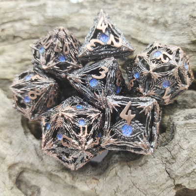 軽量の磨かれた端RPGは多目的polyhedralダイス軽量GSTをさいの目に切る