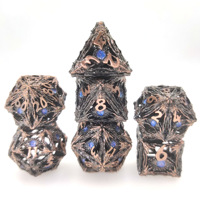 軽量の磨かれた端RPGは多目的polyhedralダイス軽量GSTをさいの目に切る