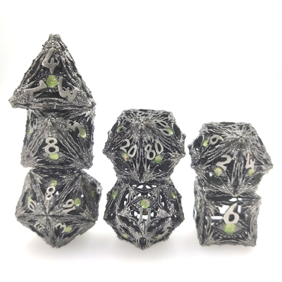 サイコロ耐摩耗性エッジ樹脂ポータブルシャドウランダンジョンズアンドドラゴンズ RPG