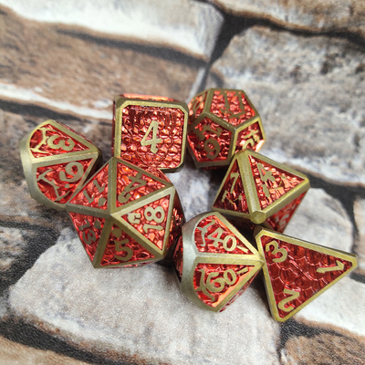 マジックPolyhedral家族のゲームの金属のために贅沢なギャザー小型RPGのダイスDND