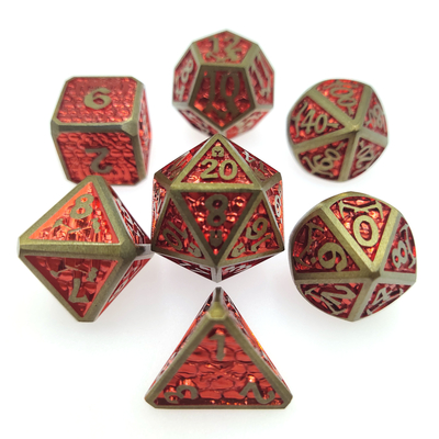 マジックPolyhedral家族のゲームの金属のために贅沢なギャザー小型RPGのダイスDND