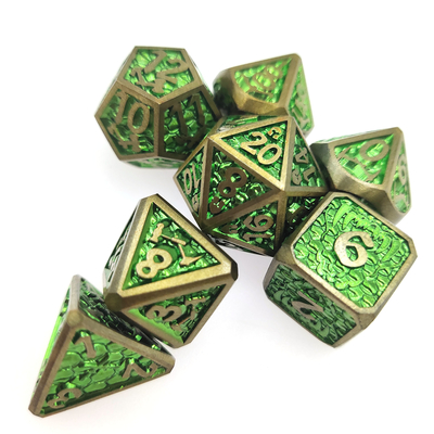 軽量ミニ RPG ダイス RPG ダイスセット ダイスカード DND 金属多面体