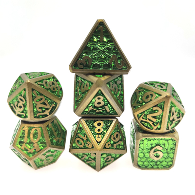 軽量ミニ RPG ダイス RPG ダイスセット ダイスカード DND 金属多面体