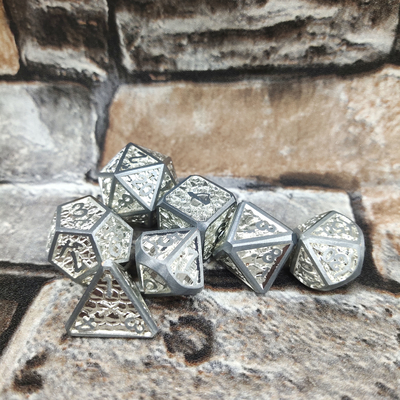 大人の DND RPG 高温のための贅沢な円形多面体サイコロ