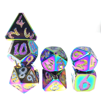 ポーカー用のチップ丈夫な卓上RPGの耐久力のあるPolyhedralダイスはRPGのゲームのための眩まを置いた