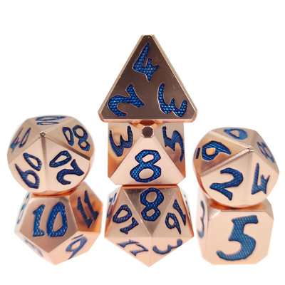 良質のダイスの実用的なPolyhedral customizationDiceの金属の賭博のダイス マニュアル