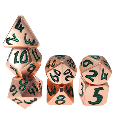 贅沢なRPGが一定の端正なさいの目に切る小さいRPGの役割の鋭角は緑の金属の銅を鋭角