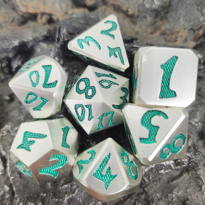 Polyhedral樹脂のダイスはいろいろな種類のゲームのためのPolyhedral緑金をひく軽量の実用的なマニュアルを置いた