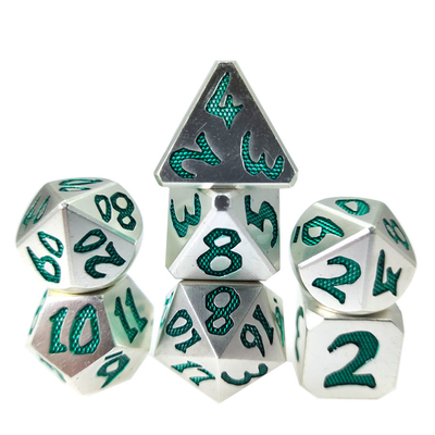 亜鉛合金 DND ミニダイス耐摩耗性 DND または RPG 用の手作りダイスセット