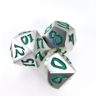 亜鉛合金 DND ミニダイス耐摩耗性 DND または RPG 用の手作りダイスセット
