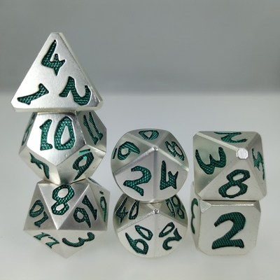 亜鉛合金 DND ミニダイス耐摩耗性 DND または RPG 用の手作りダイスセット