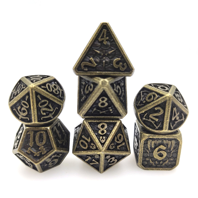 ボードゲーム DND 実用的な卓上ゲーム ダイス セット 多面体 ブラック カプラム 多目的