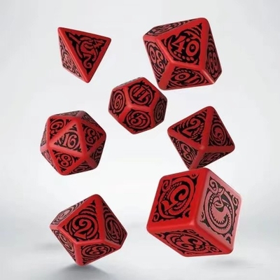 ファッショナブルなRPGゲーム ダイスセット 20mm 黒色背景色パターン