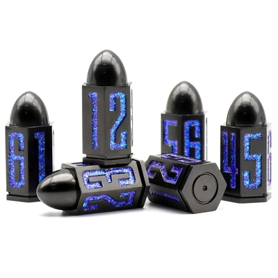 D6 弾丸メタルダイスセット 6個セット 6面 ダンジョンに出会いを求めるのは間違っているだろうか ウォーハンマー シャドーラン