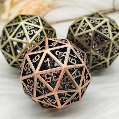 60D マクロビン亜鉛合金 金属ダイスセット デスクトップゲーム ユニークなDND