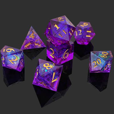 7PCS DND ドラゴンとダンジョン 多面体 鋭い刃
