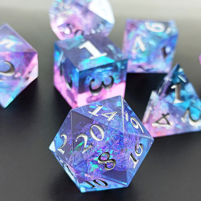 7PCS DND ドラゴンとダンジョン 多面体 鋭い刃
