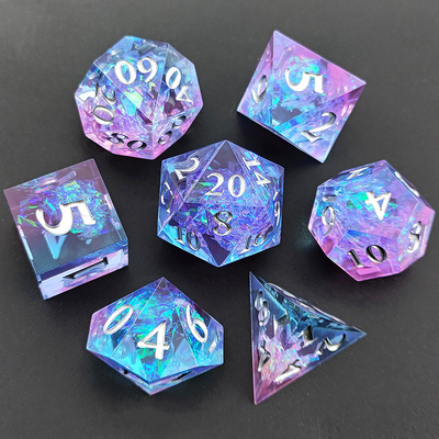 7PCS DND ドラゴンとダンジョン 多面体 鋭い刃