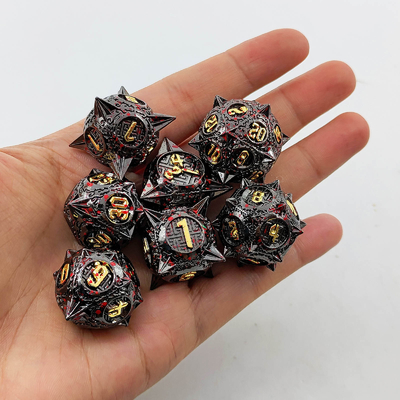 ブラッドスターリアル 流星 金属ダイスセット D8 RPG ドラゴンとダンジョン