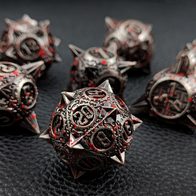ブラッドスターリアル 流星 金属ダイスセット D8 RPG ドラゴンとダンジョン