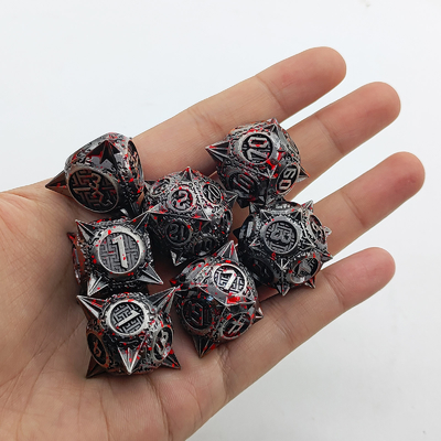 ブラッドスターリアル 流星 金属ダイスセット D8 RPG ドラゴンとダンジョン