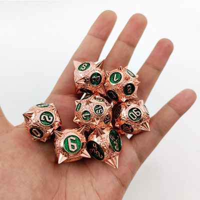 TRPG 16mmポリフロントDND メタルダイス 多色カスタム隕石ハンマー
