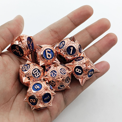 TRPG 16mmポリフロントDND メタルダイス 多色カスタム隕石ハンマー