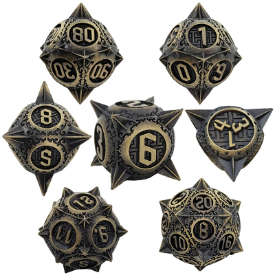 レトロ コッパーの流星 ハンマー メタル・ダイス ドラゴン・アンド・ダンジョン DND RPG D20