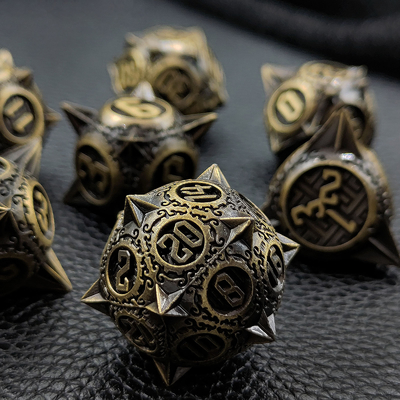 レトロ コッパーの流星 ハンマー メタル・ダイス ドラゴン・アンド・ダンジョン DND RPG D20