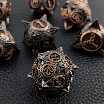 レトロ コッパーの流星 ハンマー メタル・ダイス ドラゴン・アンド・ダンジョン DND RPG D20