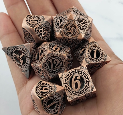 バック・トゥ・メタル・ダイス・セット クサルコノ マルチフェイス・COC DND RPG ダイス