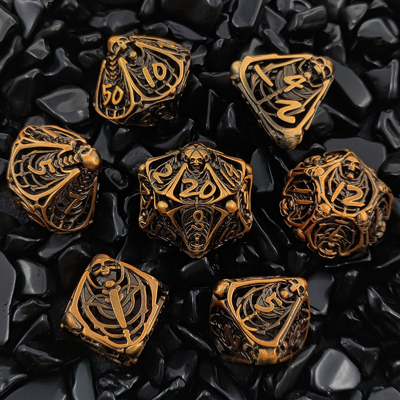 スカルメタル ホロー・ダースセット DND ダンジョン&amp;ドラゴンズ 多面体RPG ホロー・デジタル