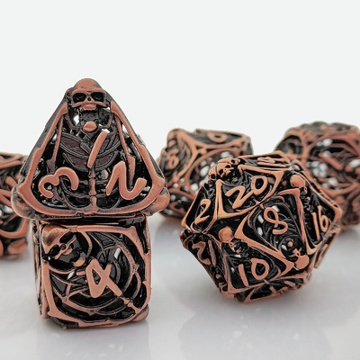 スカルメタル ホロー・ダースセット DND ダンジョン&amp;ドラゴンズ 多面体RPG ホロー・デジタル
