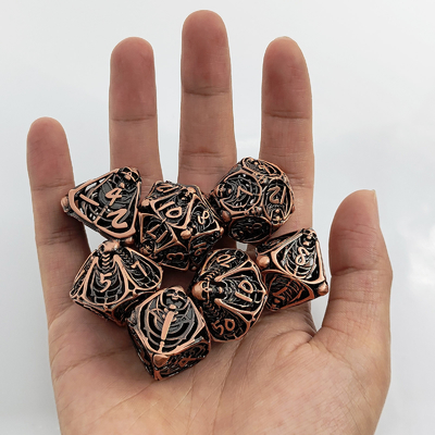 スカルメタル ホロー・ダースセット DND ダンジョン&amp;ドラゴンズ 多面体RPG ホロー・デジタル