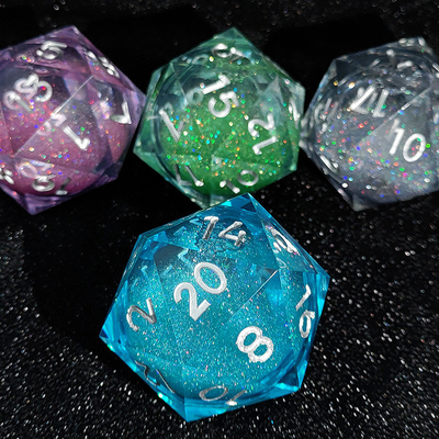 20D シングルレジン ランニングサンドダイスセット クルーズ・コール RPG#DND#Coc