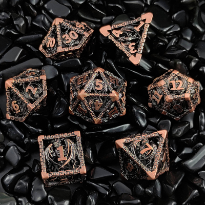 &quot;空っぽの多面金属ダイヤセット&quot; &quot;D20 鋭いカット&quot;