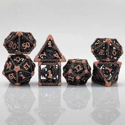 &quot;空っぽの多面金属ダイヤセット&quot; &quot;D20 鋭いカット&quot;