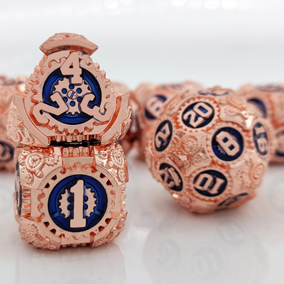 メタルギアダイスセット DND ダンジョン&amp;ドラゴンズ TRPG 多面体ダイス D6 テーブル
