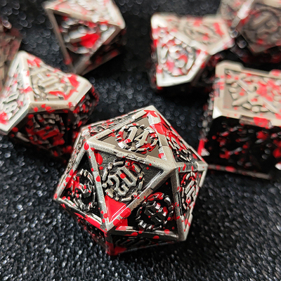 剣金属 RPG ダイス 手磨き クルーズ ダンジョン 長いDND#
