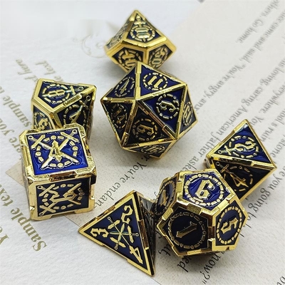 剣金属 RPG ダイス 手磨き クルーズ ダンジョン 長いDND#