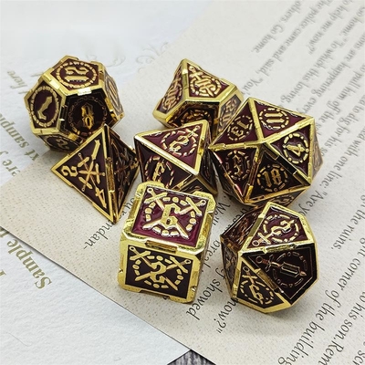 剣金属 RPG ダイス 手磨き クルーズ ダンジョン 長いDND#