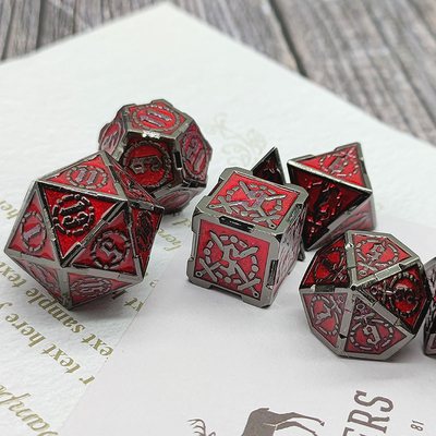 剣金属 RPG ダイス 手磨き クルーズ ダンジョン 長いDND#